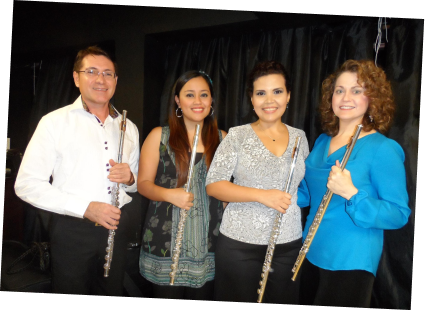 Merrie with other flutists